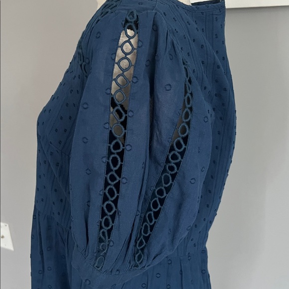 LOFT Swiss Dot Ruffle Dress - Picture 3 of 12